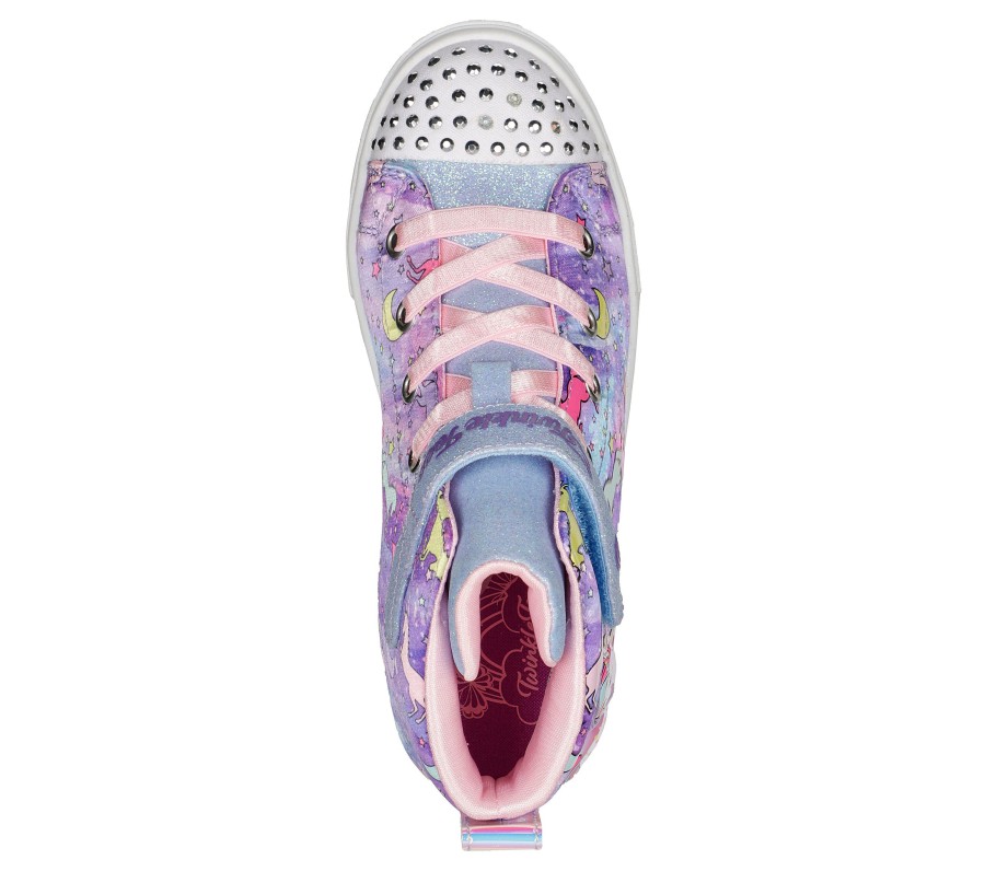 SKECHERS Twinkle Toes: Twinkle Sparks - Unicorn Daydream Purple / Multi Light-Up