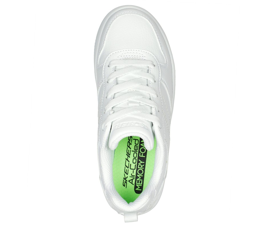 SKECHERS Sport Court 92 - Trendox White Lace Up