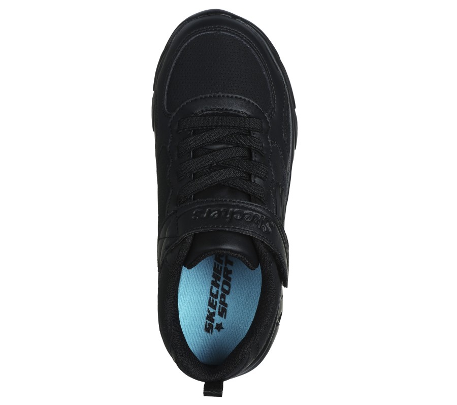 SKECHERS Dynamic Dash - Tardy Time Black Athletic Sneakers