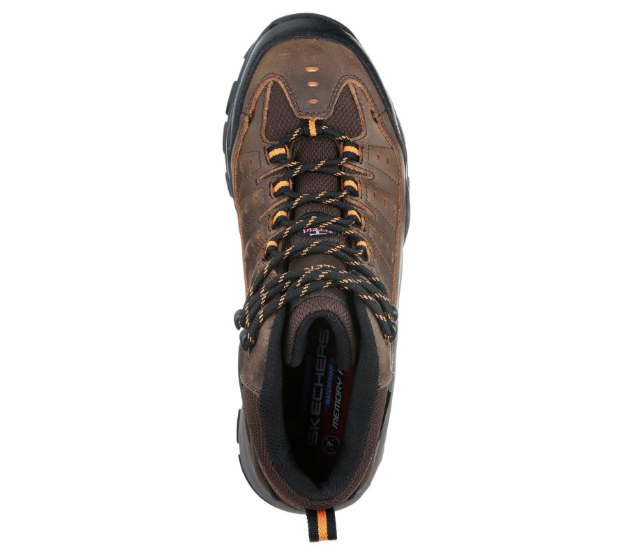 SKECHERS Work: Delleker - Lakehead St Brown / Orange Work & Safety