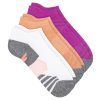 SKECHERS Terry Low Cut Socks - 3 Pack Pink Accessories