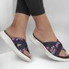 SKECHERS Go Walk Flex Sandal - Blossoms Black / Multi Sandals