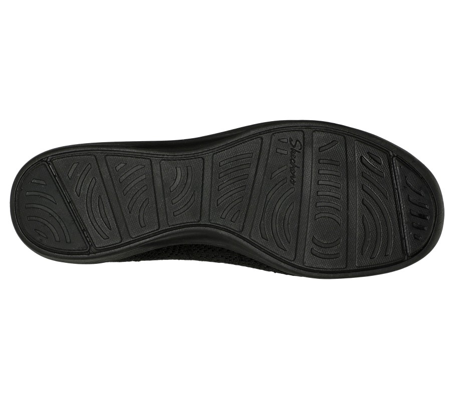 SKECHERS Arya - For-Real Black Slip-Ons