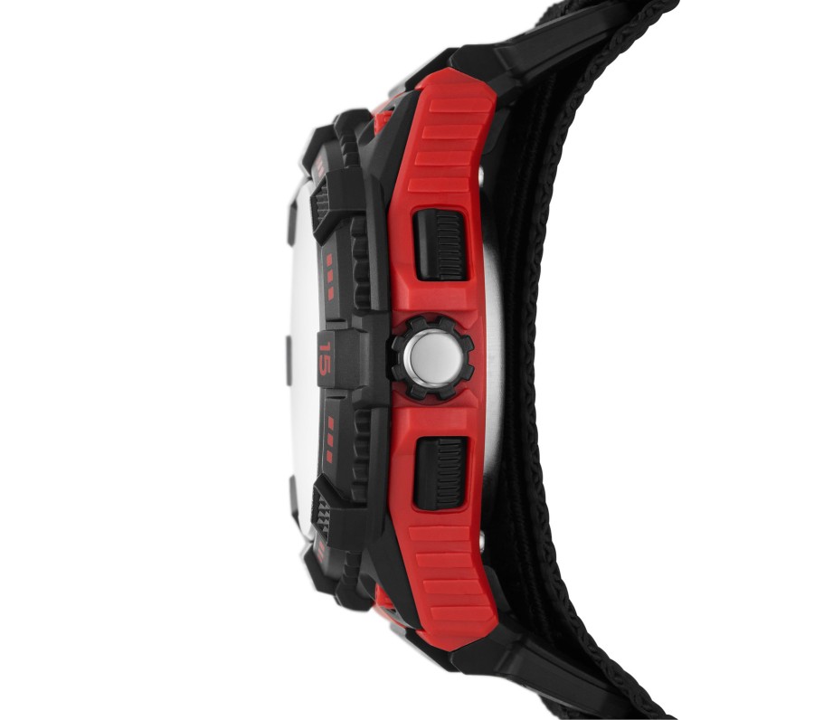 SKECHERS Downey Fast Wrap Watch Black / Red Accessories