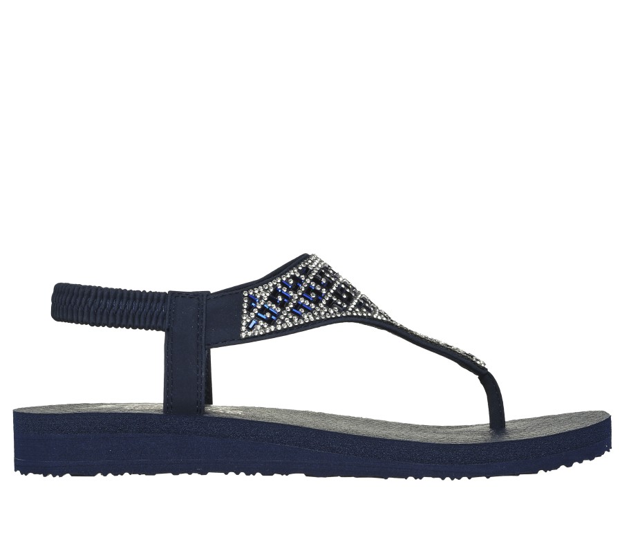 SKECHERS Meditation - Sweet Rock Navy Sandals