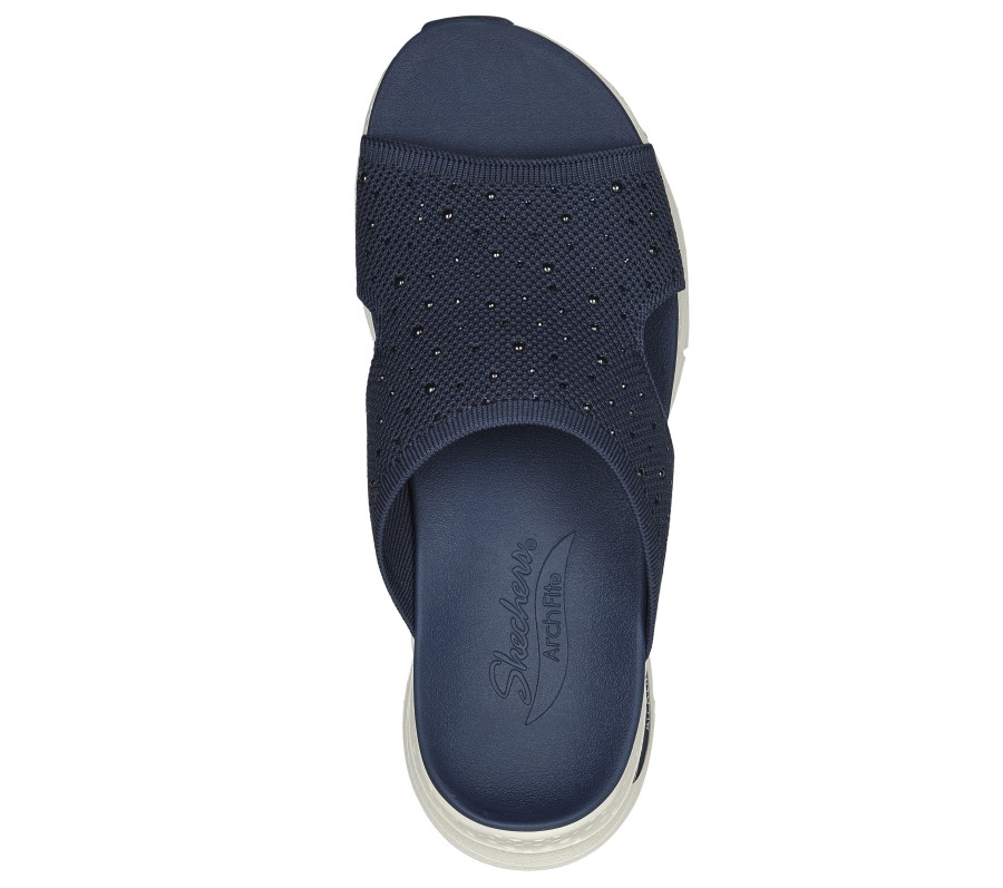 SKECHERS Arch Fit - Sweet Monet Navy Sandals