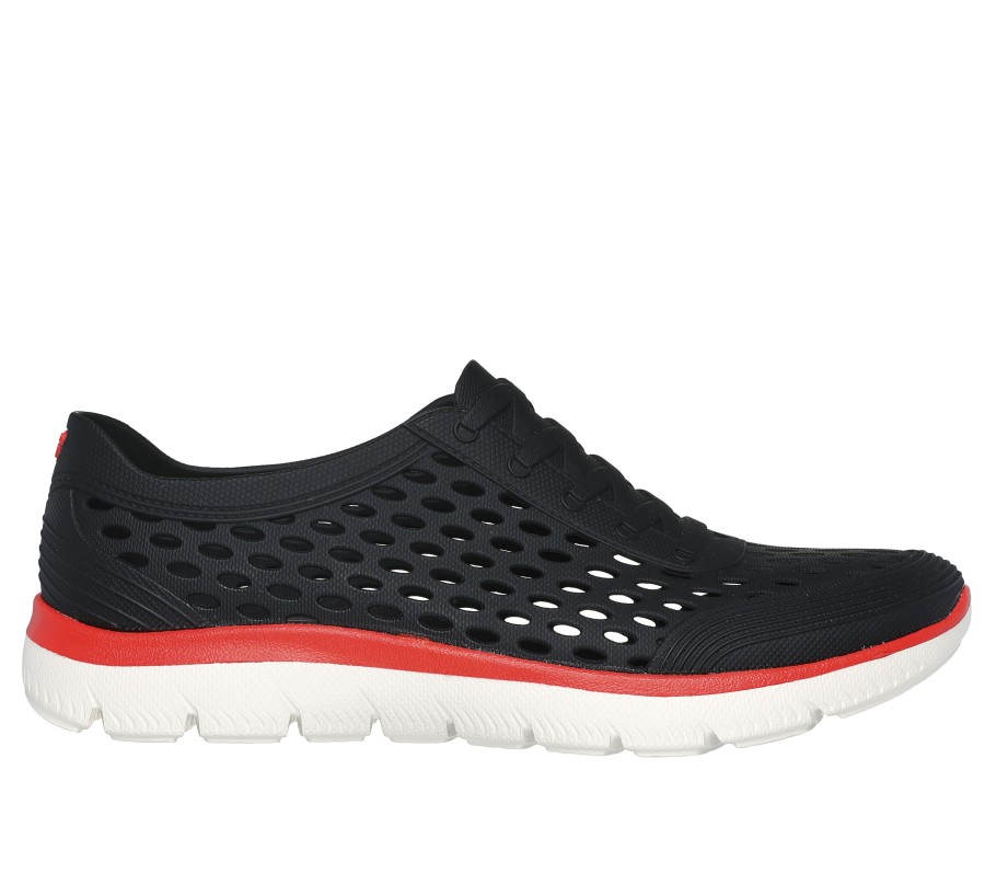 SKECHERS Foamies: Summit - Keep Steady Black Slip-Ons