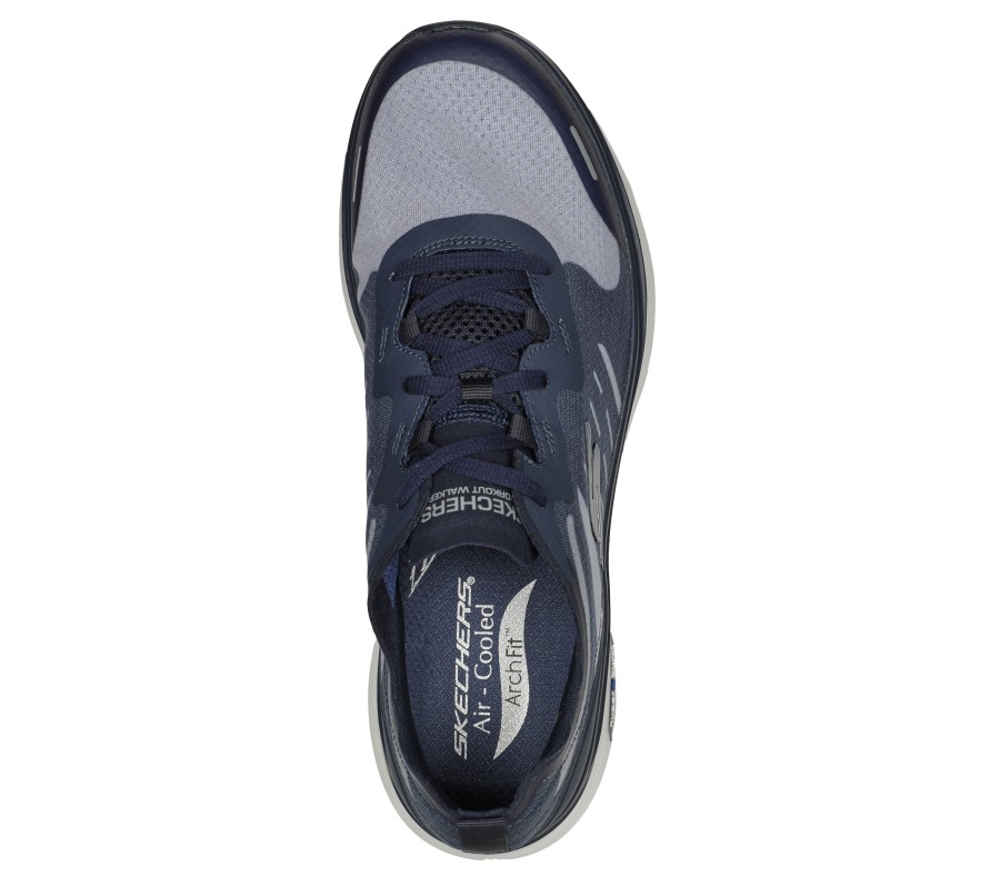 SKECHERS Go Walk Workout Walker - Ultra Motion Navy Athletic Sneakers