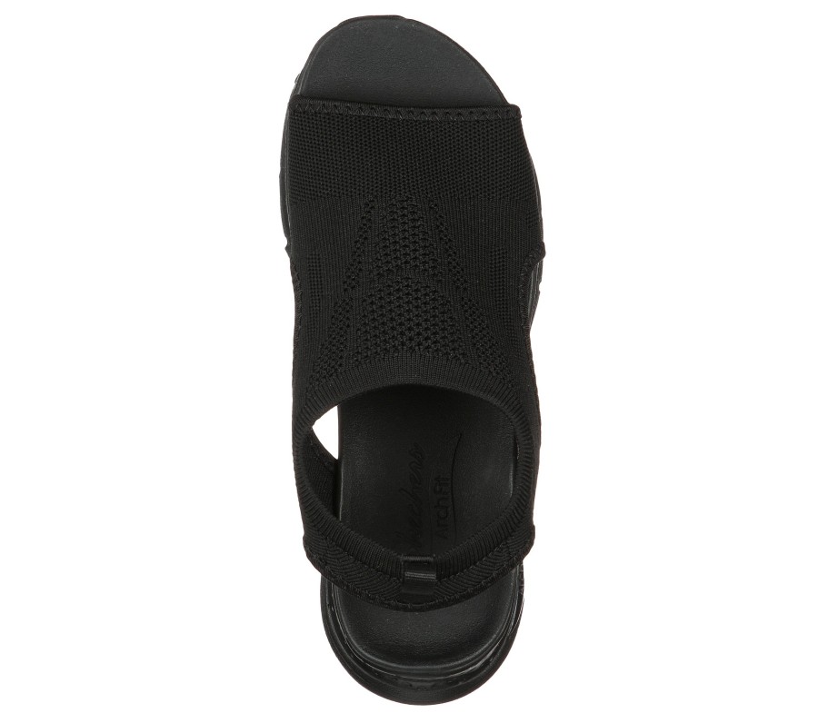 SKECHERS Skechers Arch Fit - City Catch Black Sandals