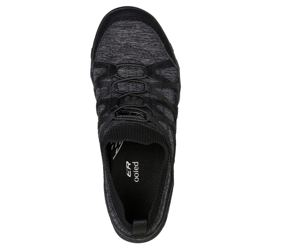 SKECHERS Skechers Arch Fit Comfy - Bold Statement Black Slip-Ons