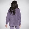 SKECHERS Skechers Golounge Downtime Jacket Gray / Purple Tops