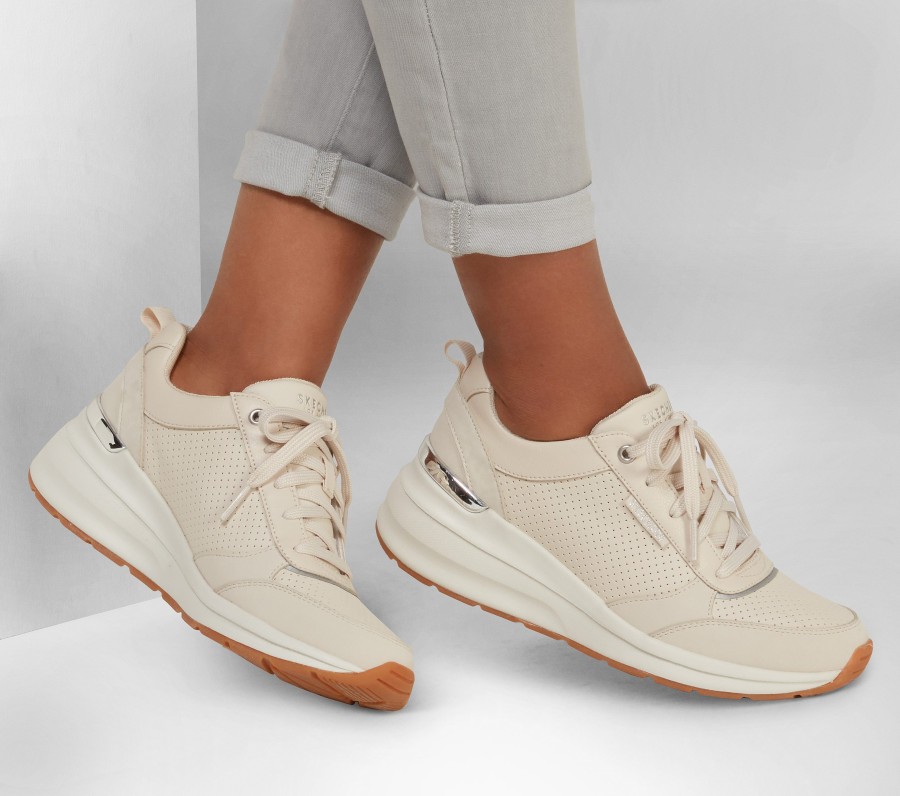 SKECHERS Billion - Subtle Spots Off White Lace Up