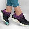 SKECHERS Relaxed Fit: D'Lux Walker - Wrap Party Black / Multi Slip-Ons