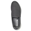 SKECHERS Go Walk Massage Fit - Ripple Charcoal Slip-Ons