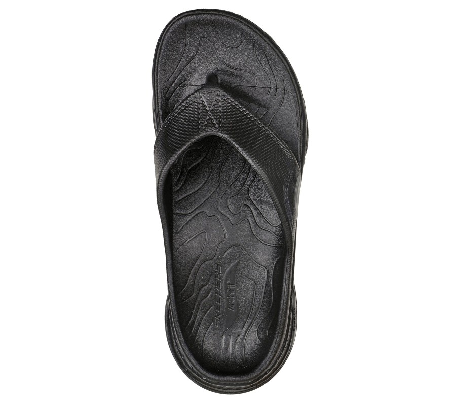 SKECHERS Foamies: Arch Fit Black Sandals