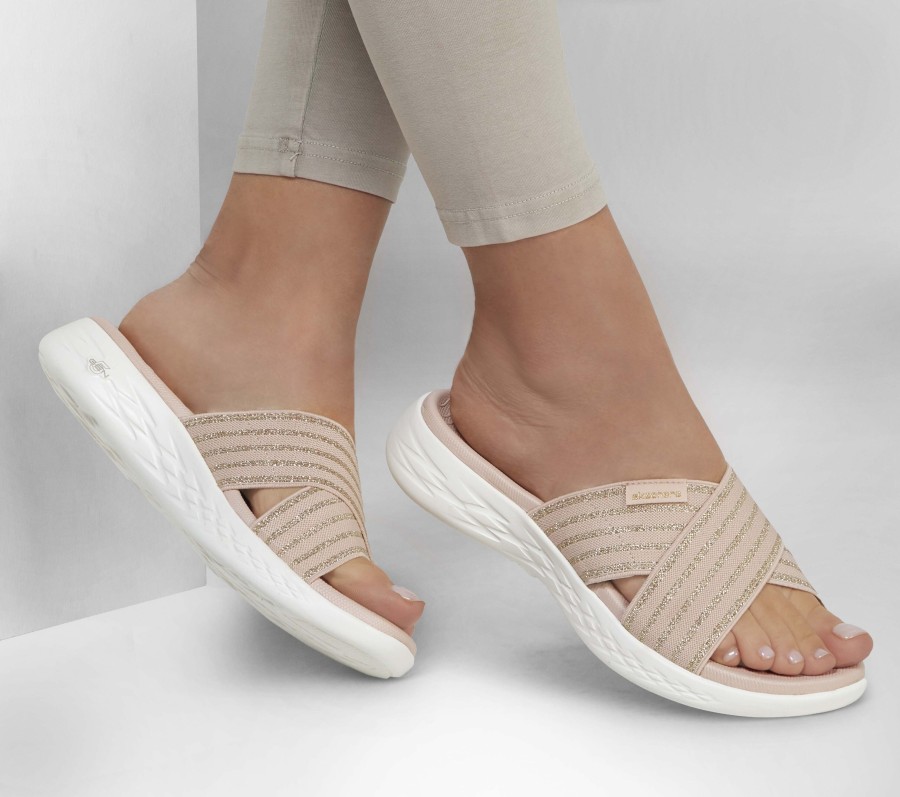 SKECHERS On-The-Go 600 - Stunning Rose Sandals