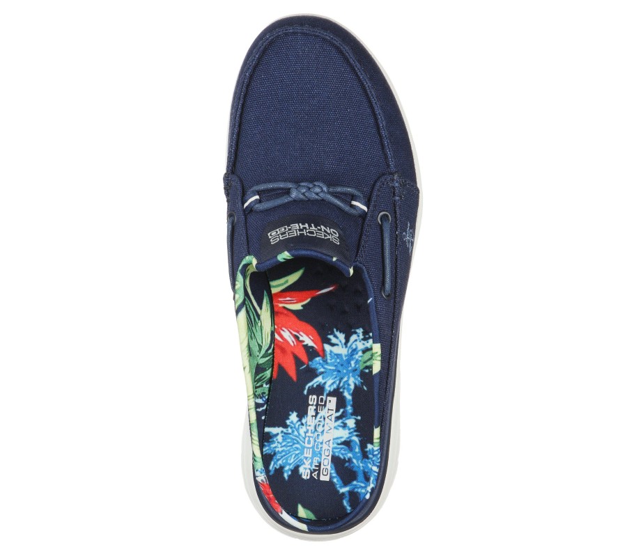 SKECHERS Skechers On-The-Go Flex - Saltwater Navy Boat Shoes