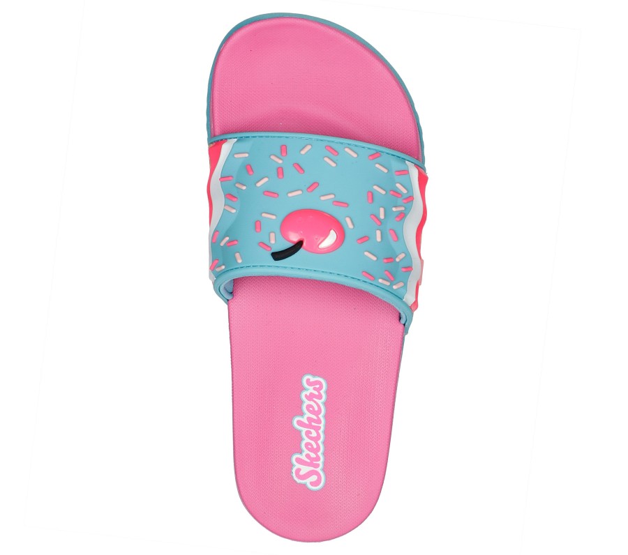 SKECHERS Gambix Iii - Sweet Slides Pink / Blue Sandals