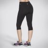 SKECHERS Go Stretch Alpine Trail Capri Black Bottoms