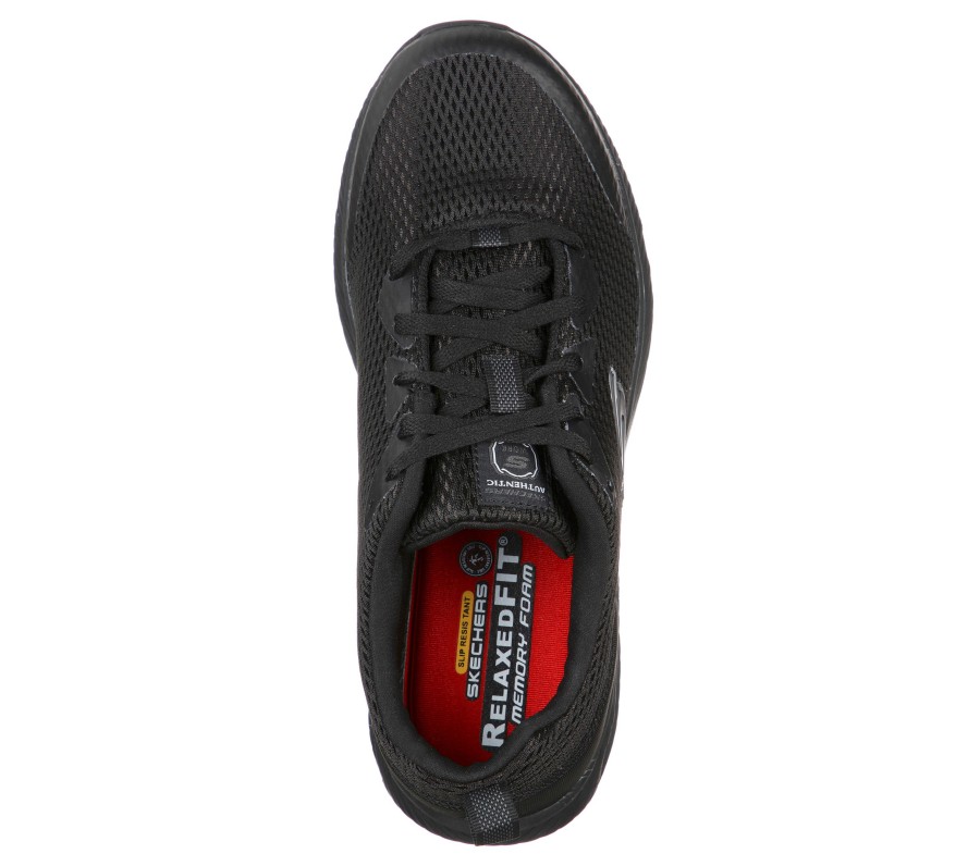 SKECHERS Work Relaxed Fit: Dynaair Sr Black Work & Safety