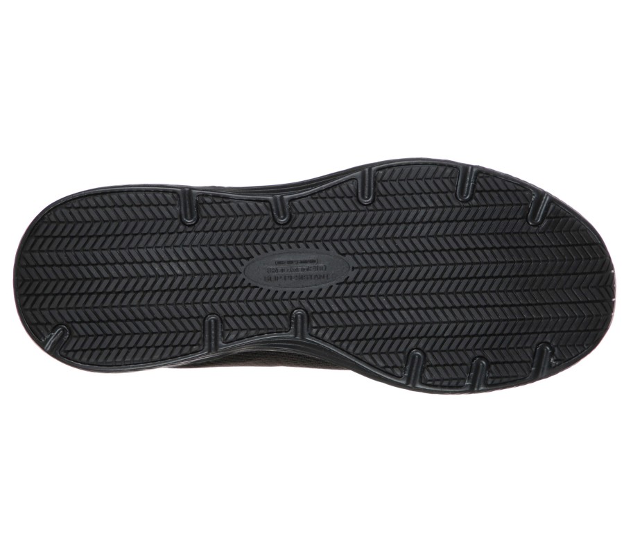 SKECHERS Work Relaxed Fit: Dynaair Sr Black Work & Safety