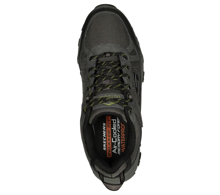 SKECHERS Relaxed Fit: Selmen - Cormack Charcoal Lace Up Oxfords