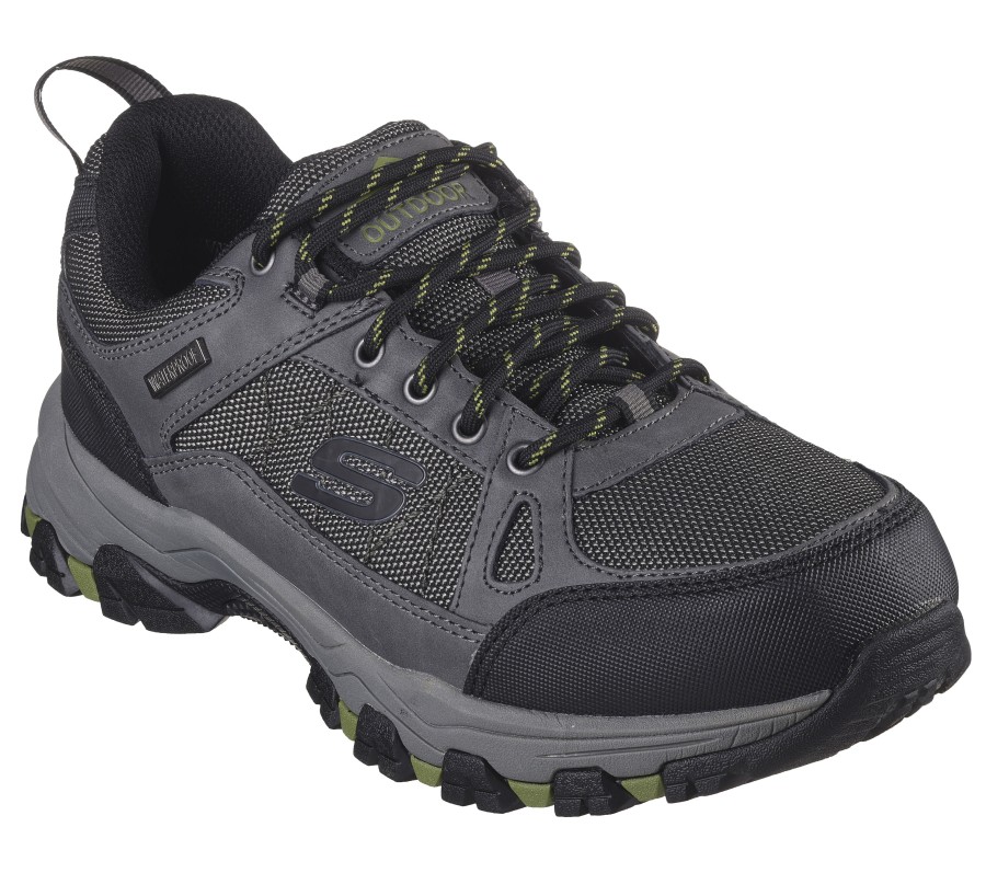 SKECHERS Relaxed Fit: Selmen - Cormack Charcoal Lace Up Oxfords