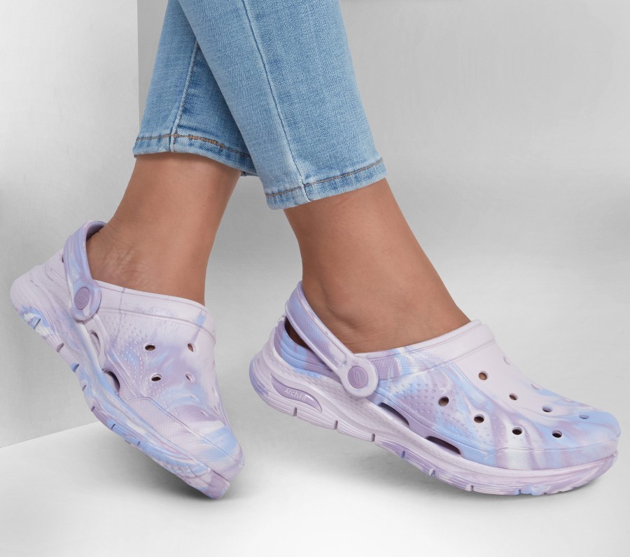 SKECHERS Foamies: Arch Fit - Mystic Muse Lavender Slip-Ons