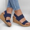 SKECHERS Beverlee - Sheer Glow Navy Wedges