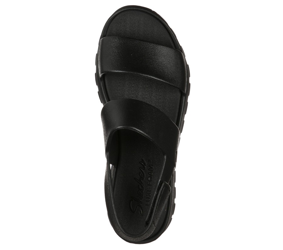 SKECHERS Foamies: Footsteps - Breezy Feels Black Sandals