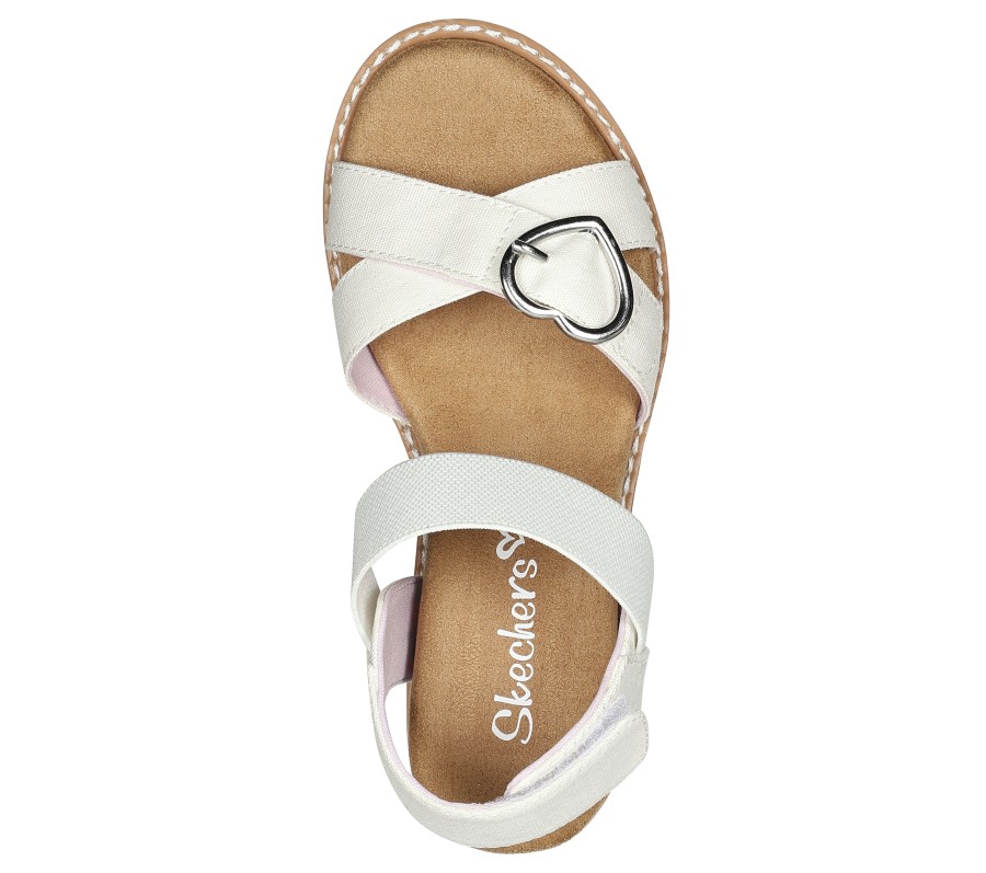 SKECHERS Miss Desert Hi White Sandals