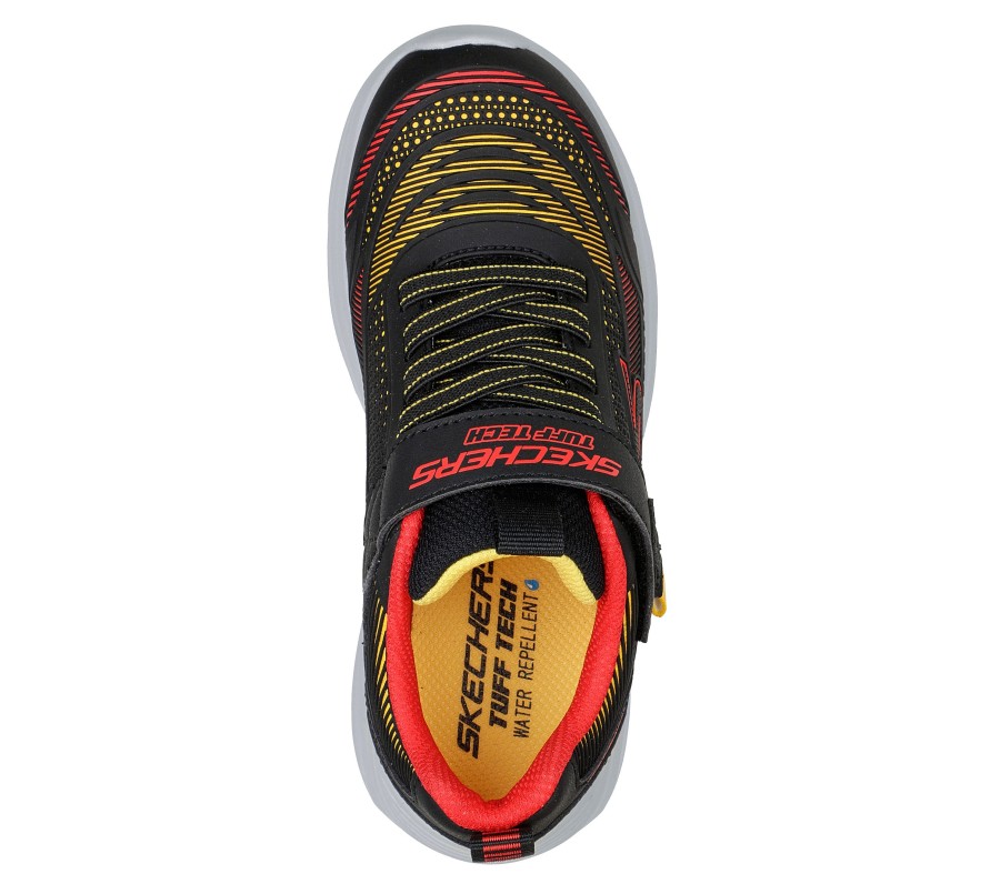 SKECHERS Hyper-Blitz - Hydro-Tronix Black / Red Athletic Sneakers