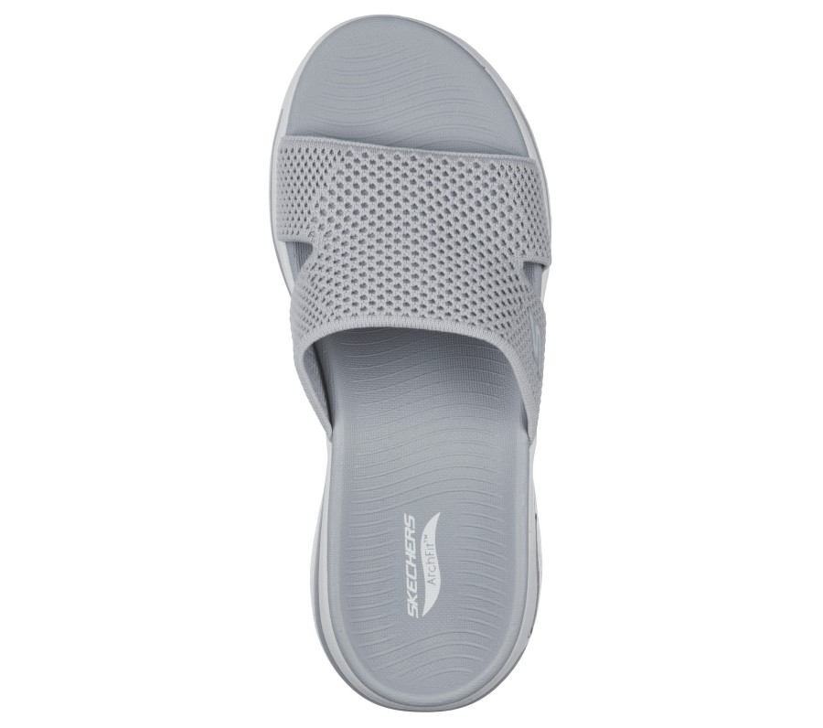 SKECHERS Skechers Go Walk Arch Fit - Worthy Gray Sandals