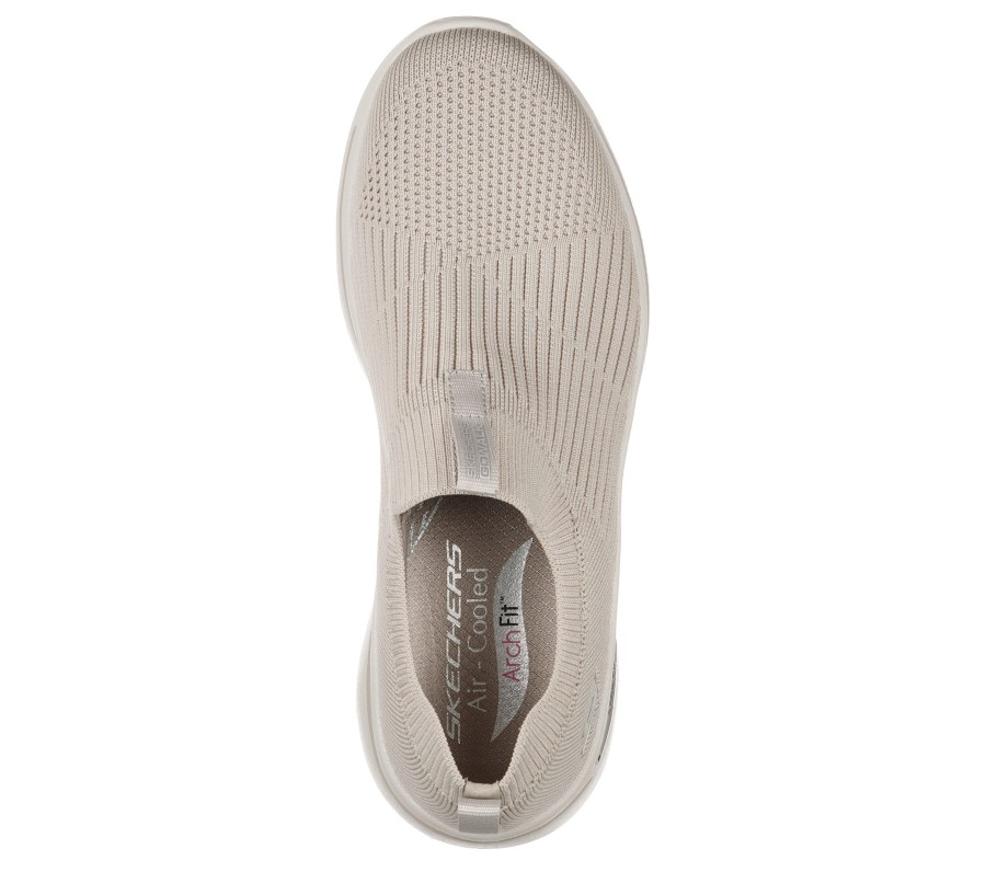 SKECHERS Skechers Go Walk Arch Fit - Iconic Taupe Slip-Ons