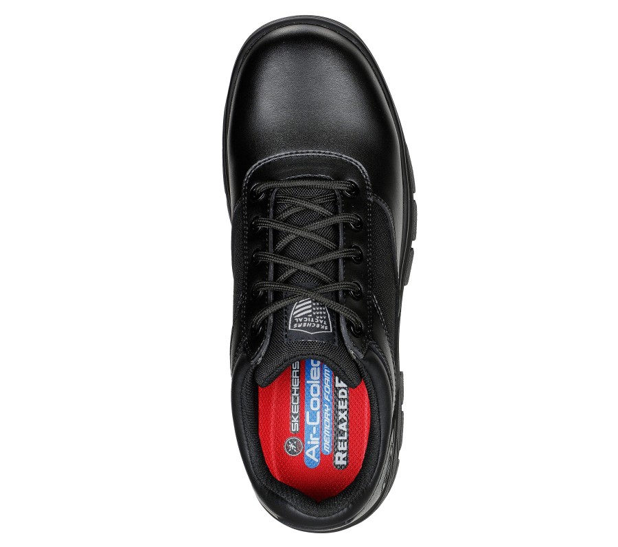 SKECHERS Work Relaxed Fit: Wascana - Kallin Black Work & Safety