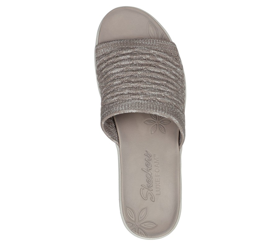 SKECHERS Pier-Lite - My Wish Taupe Wedges