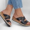 SKECHERS Breezie - Spring Is Calling Black Wedges