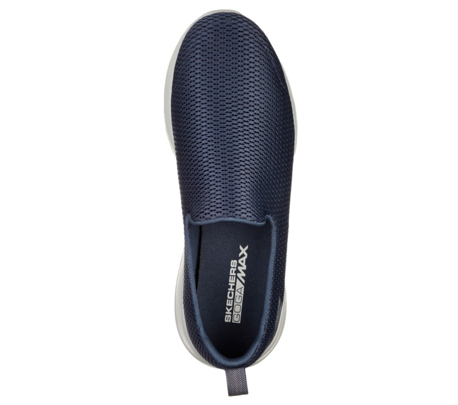 SKECHERS Skechers Gowalk Max Navy / Gray Slip-Ons