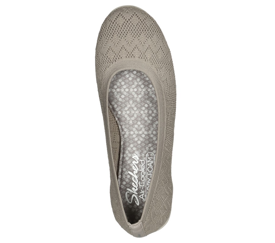 SKECHERS Cleo Sport - Daring Spirit Taupe Slip-Ons