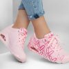 SKECHERS Skechers X Jgoldcrown: Uno - Spread The Love Light Pink Lace Up