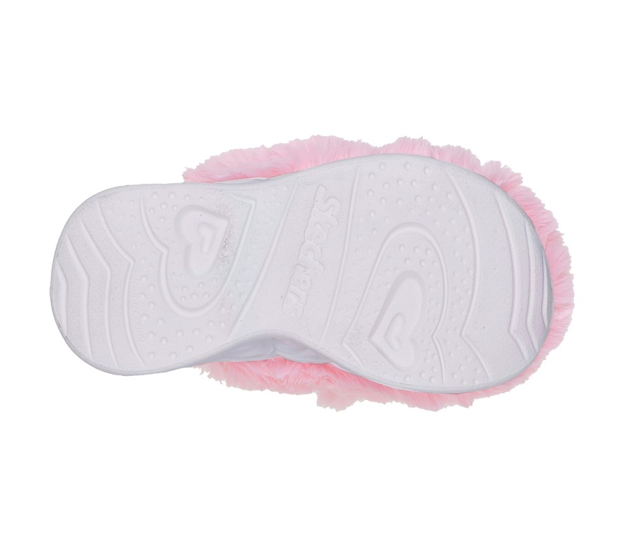 SKECHERS Heart Lights Sandals - Unicorn Snuggles Pink Slip-Ons