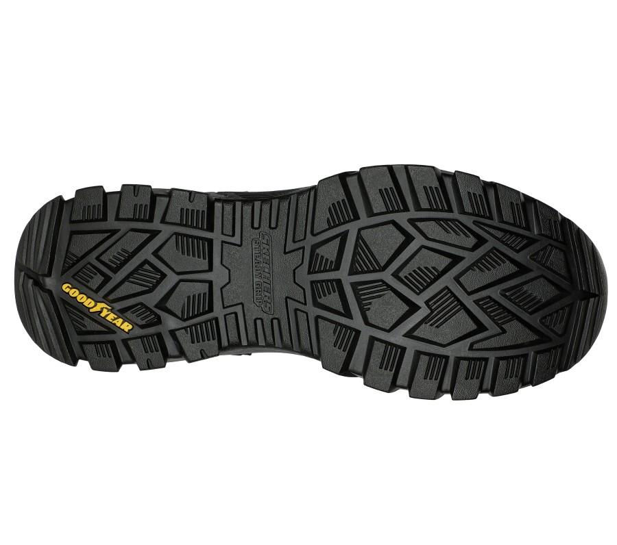 SKECHERS Work: Arch Fit Tarver Ct Black Boots