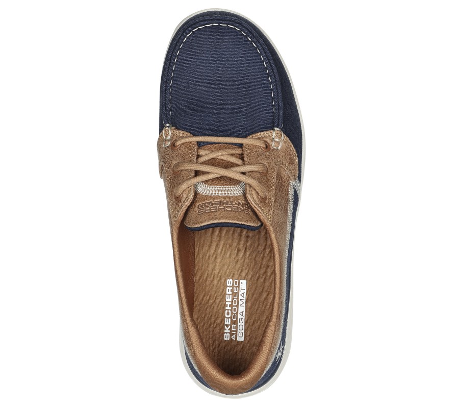 SKECHERS Skechers On-The-Go Flex - Embark Navy Boat Shoes