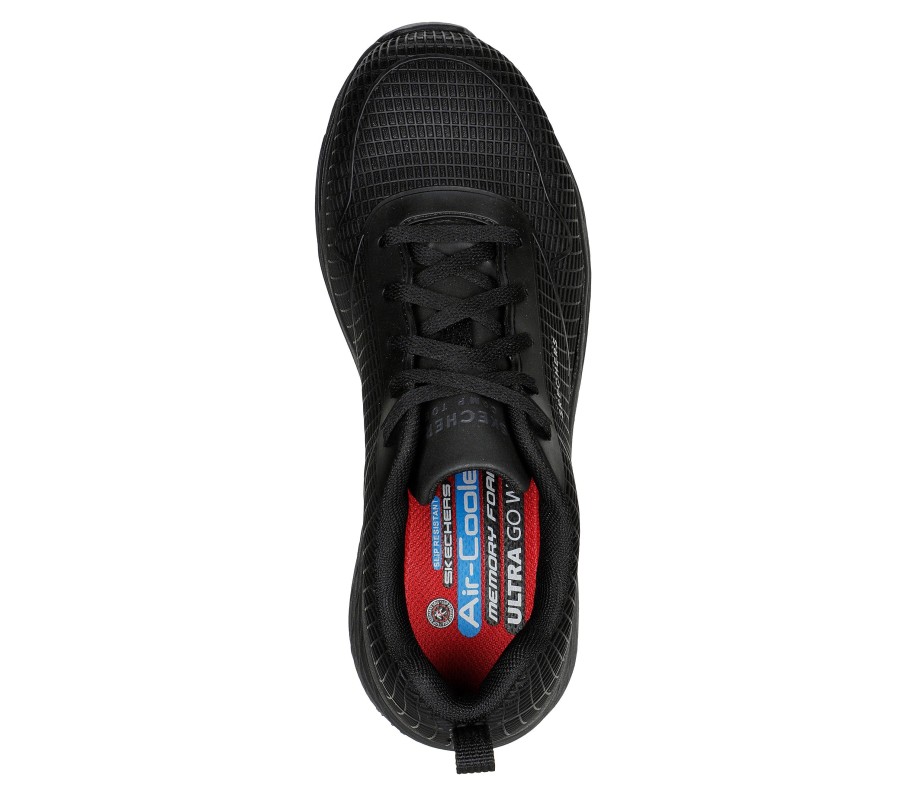 SKECHERS Work: Max Cushioning Elite Sr - Kaiget Black Work & Safety