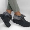 SKECHERS Bobs Skipper Wave - Cozy Queen Black Lace Up