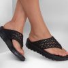 SKECHERS Foamies: Footsteps - She'S Cute Black Sandals