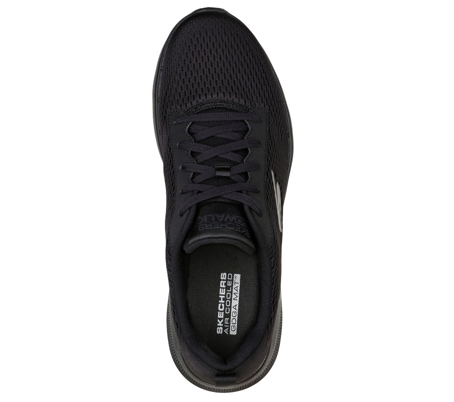 SKECHERS Go Walk 6 - Avalo Black Athletic Sneakers