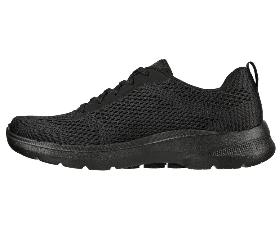 SKECHERS Go Walk 6 - Avalo Black Athletic Sneakers