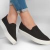 SKECHERS Poppy - Garden Walk Black Slip-Ons