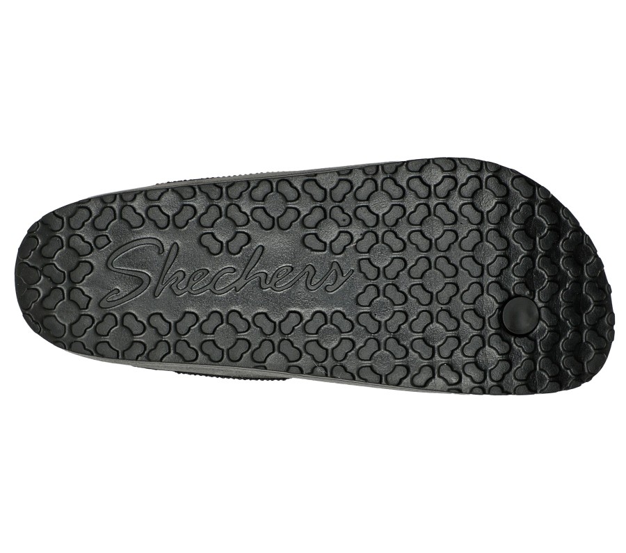 SKECHERS Foamies: Cali Breeze 2.0 - Glimmer Love Black Sandals